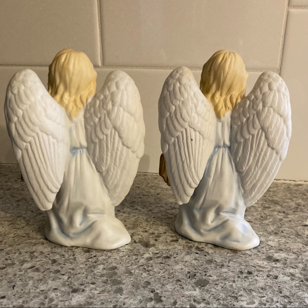 HOMCO Nativity Christmas angel figurines - Picture 3 of 7